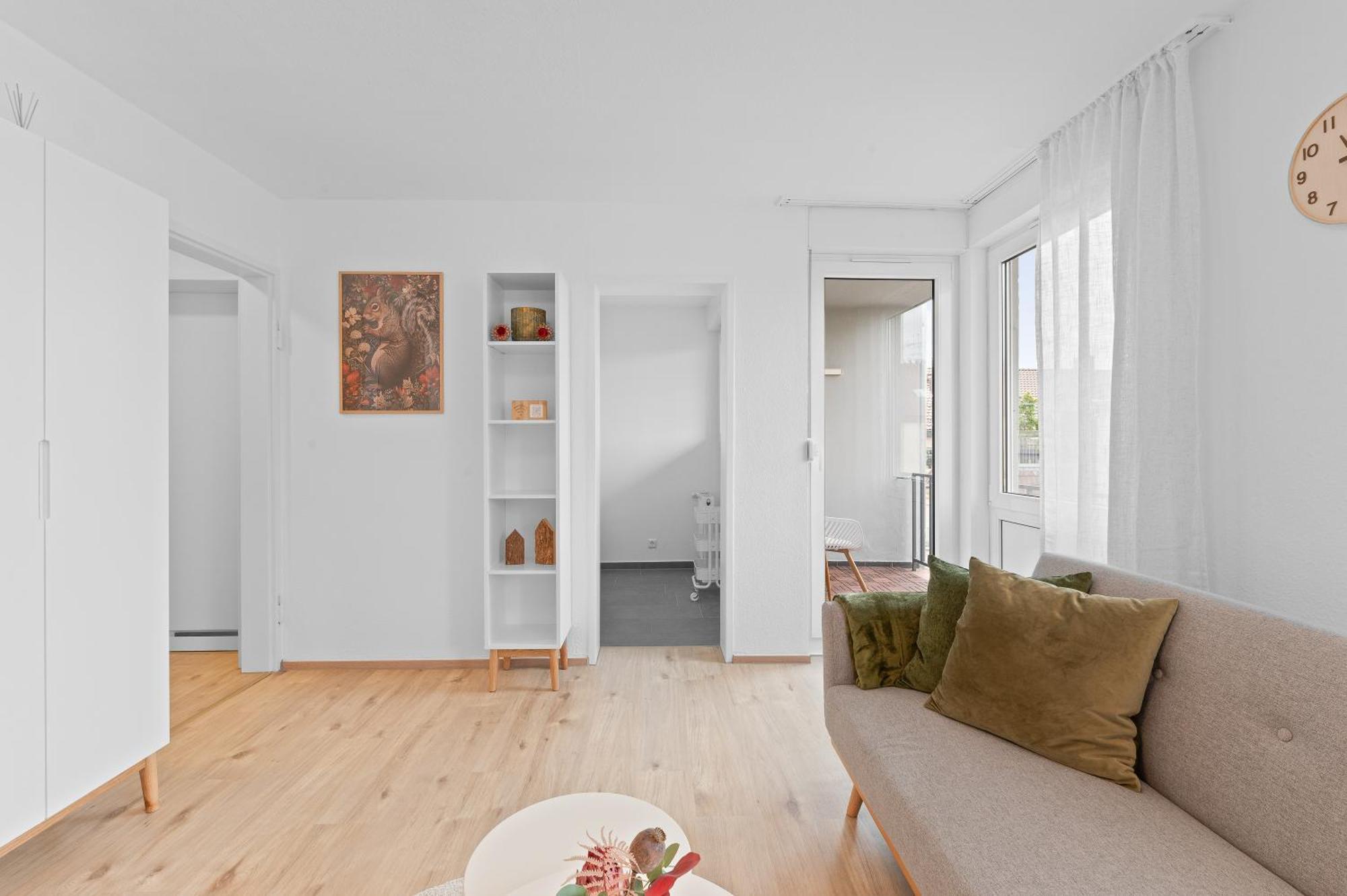 Wohlfuehl-Apartment I Zentral I Balkon I Kueche Fellbach Exterior foto